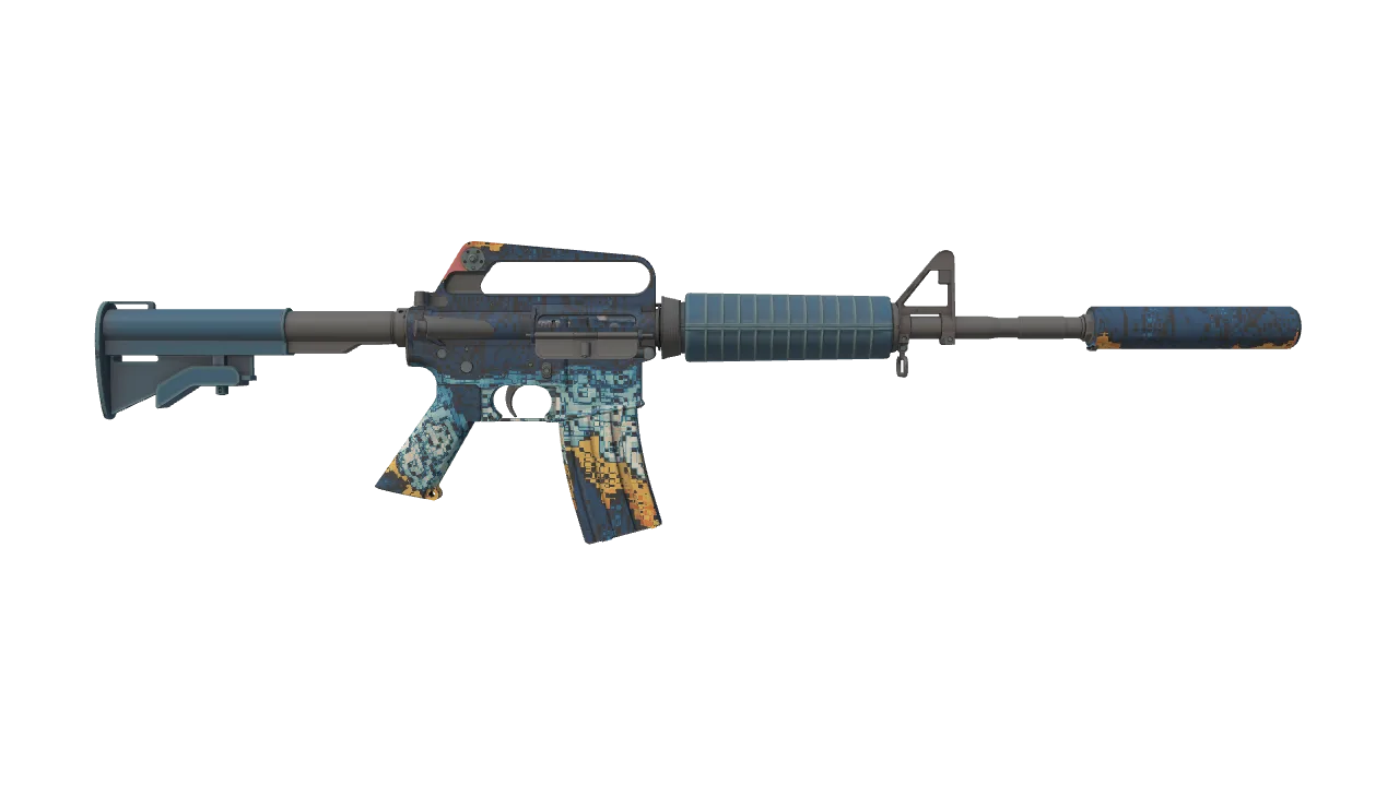 M4A1-S | Solitude seed #336, back