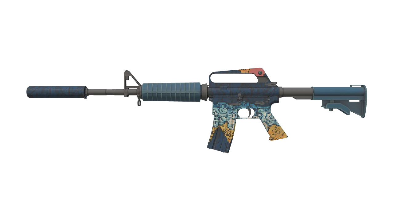 M4A1-S | Solitude seed #336, front