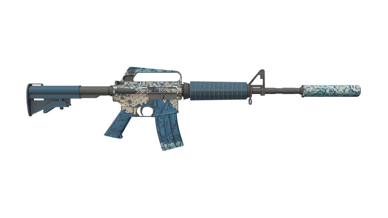 M4A1-S | Solitude seed #338, back