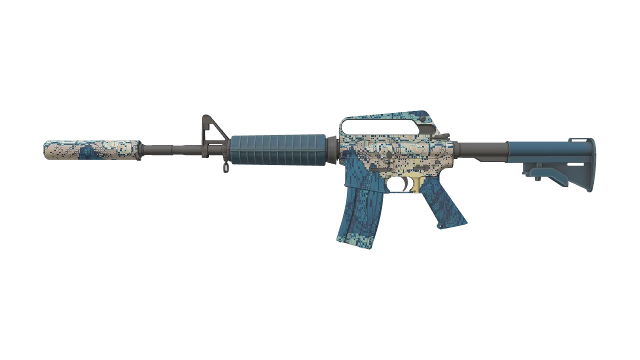 M4A1-S | Solitude seed #338, front