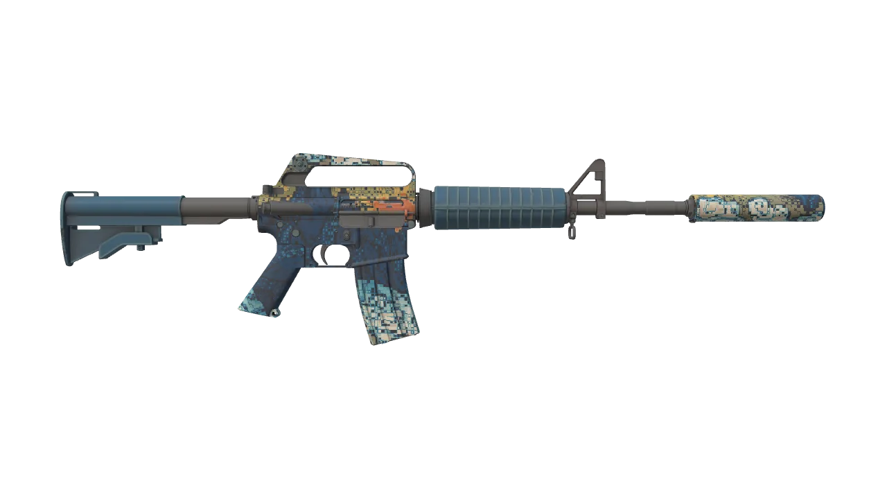 M4A1-S | Solitude seed #340, back