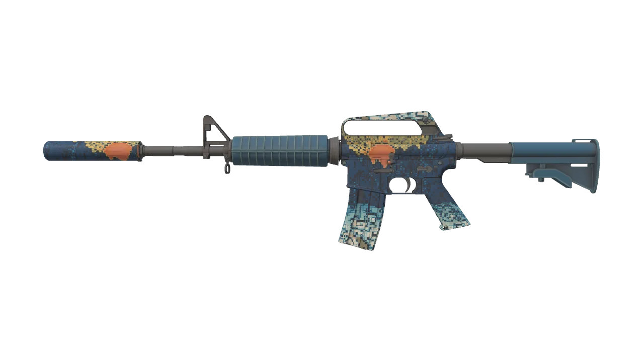 M4A1-S | Solitude seed #340, front