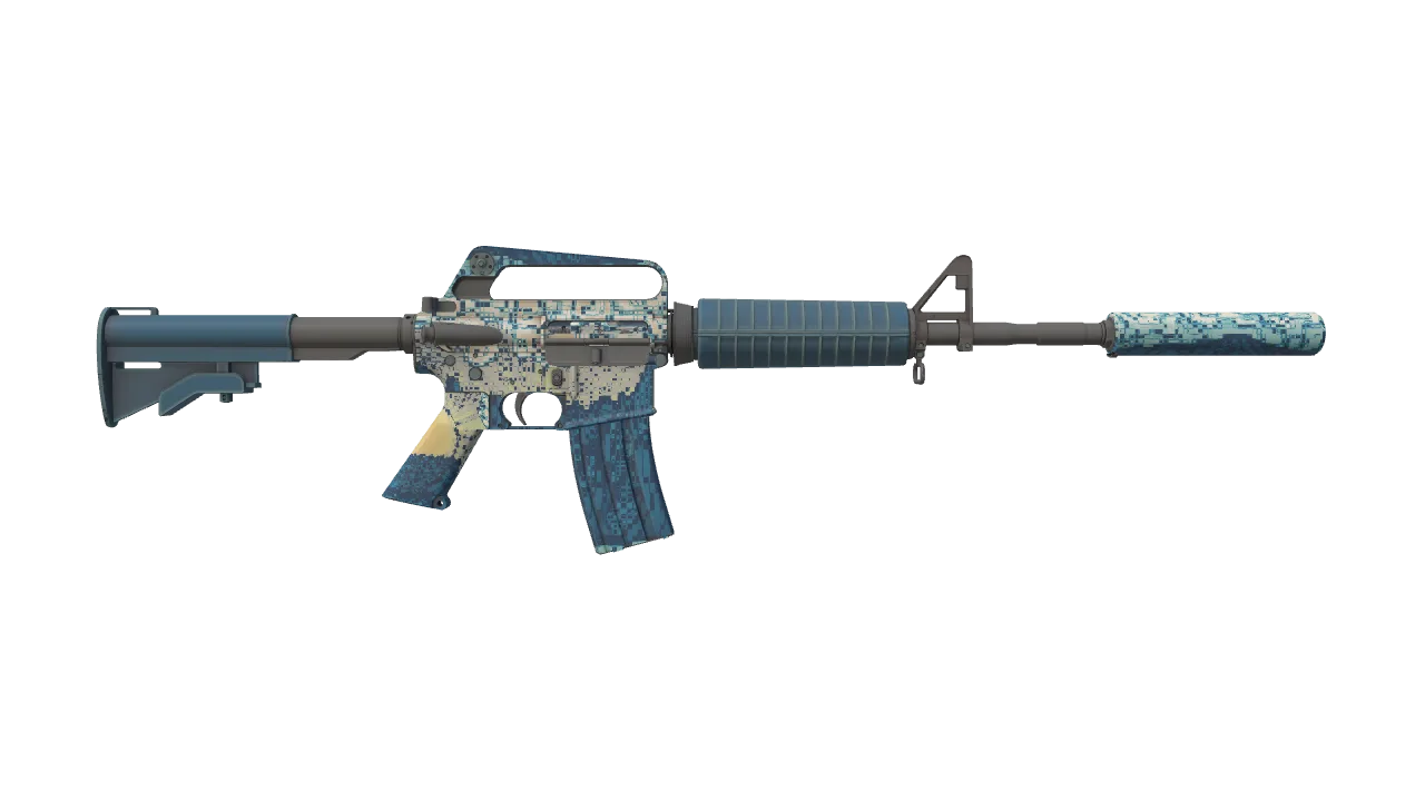 M4A1-S | Solitude seed #346, back