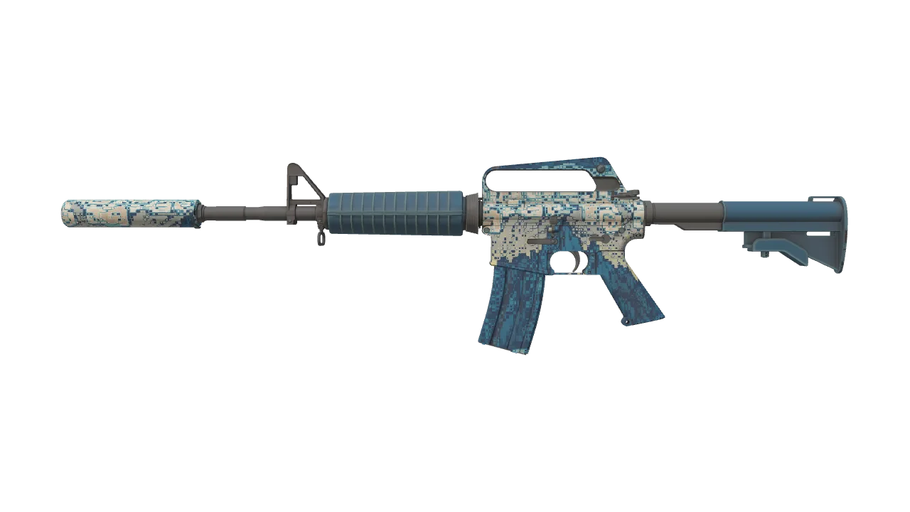 M4A1-S | Solitude seed #346, front