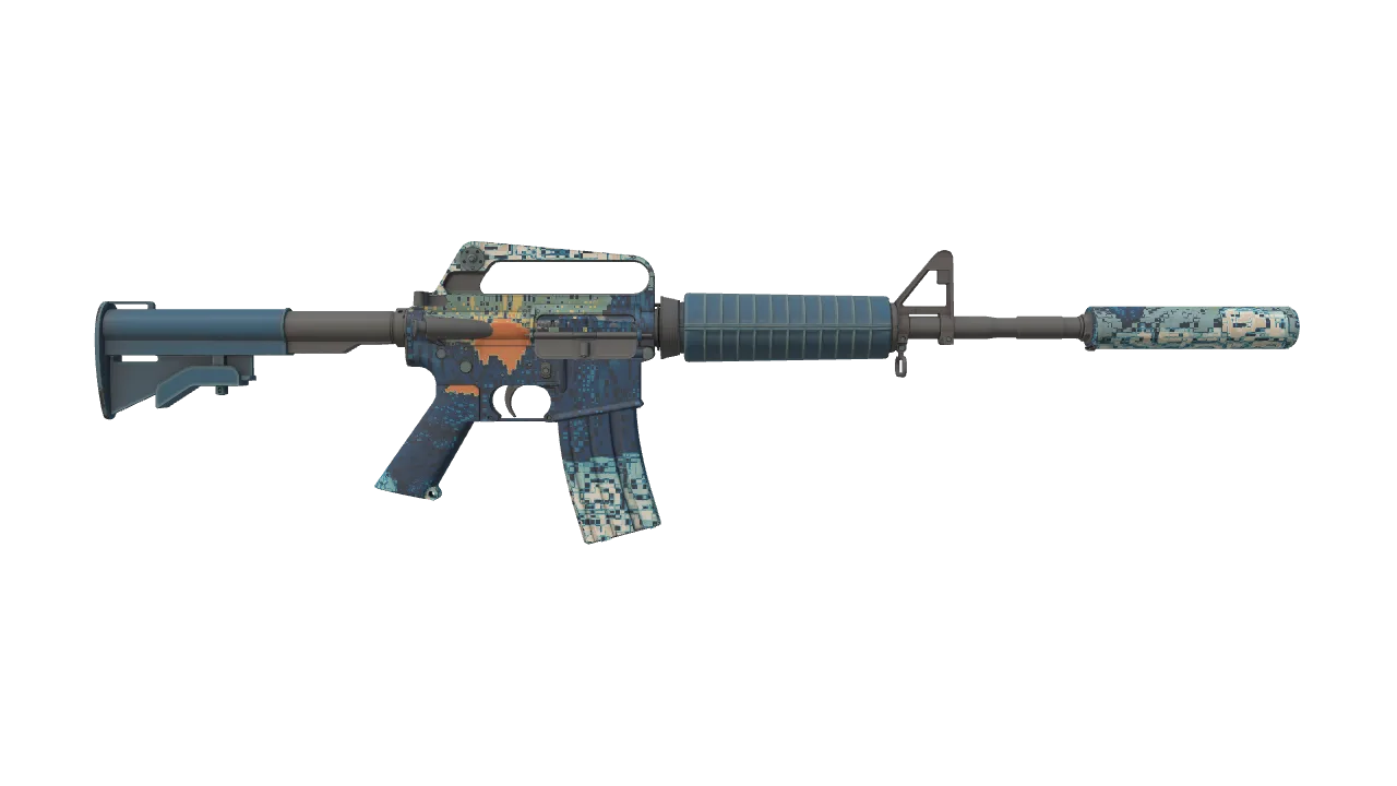 M4A1-S | Solitude seed #35, back