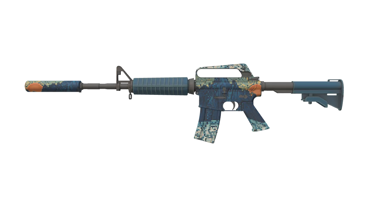 M4A1-S | Solitude seed #35, front