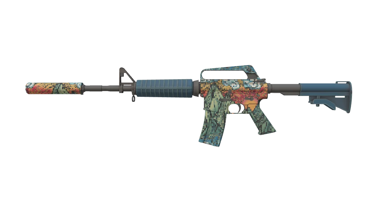 M4A1-S | Solitude seed #352, front