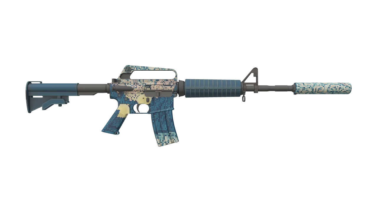 M4A1-S | Solitude seed #356, back