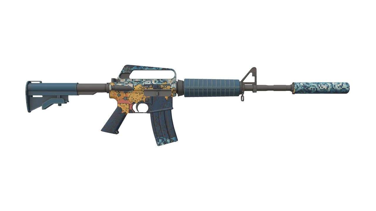 M4A1-S | Solitude seed #360, back