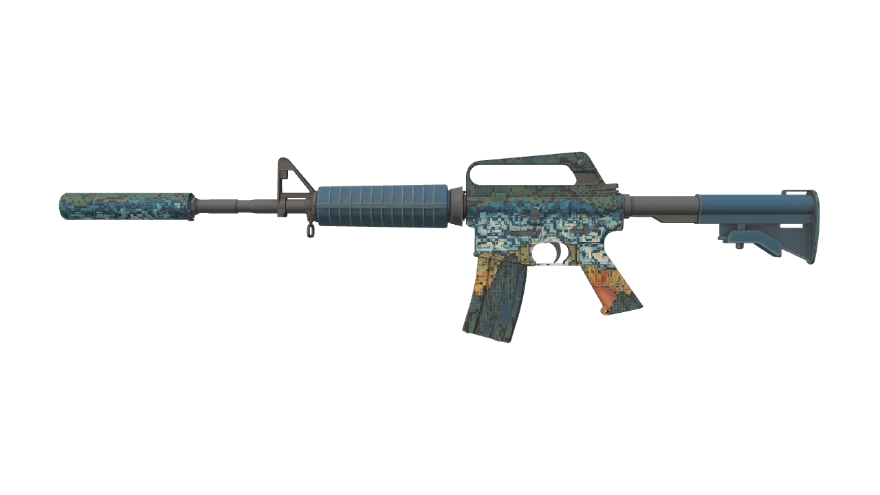 M4A1-S | Solitude seed #362, front