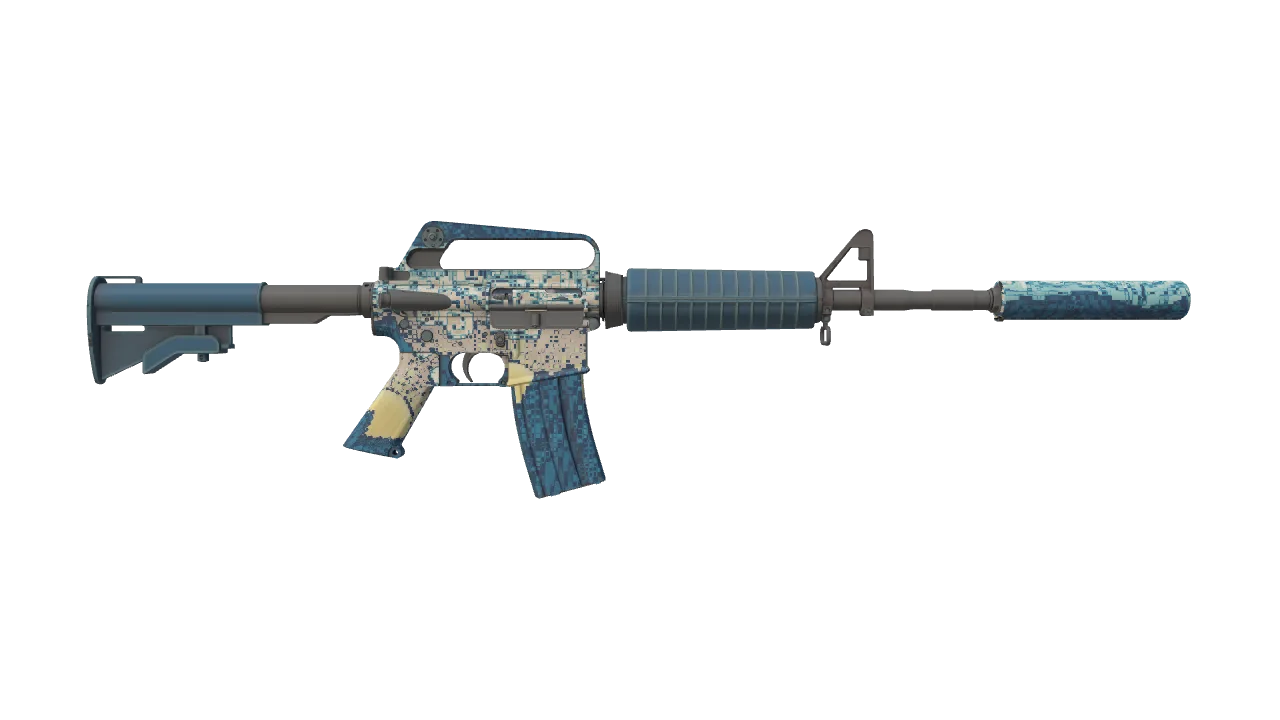 M4A1-S | Solitude seed #364, back