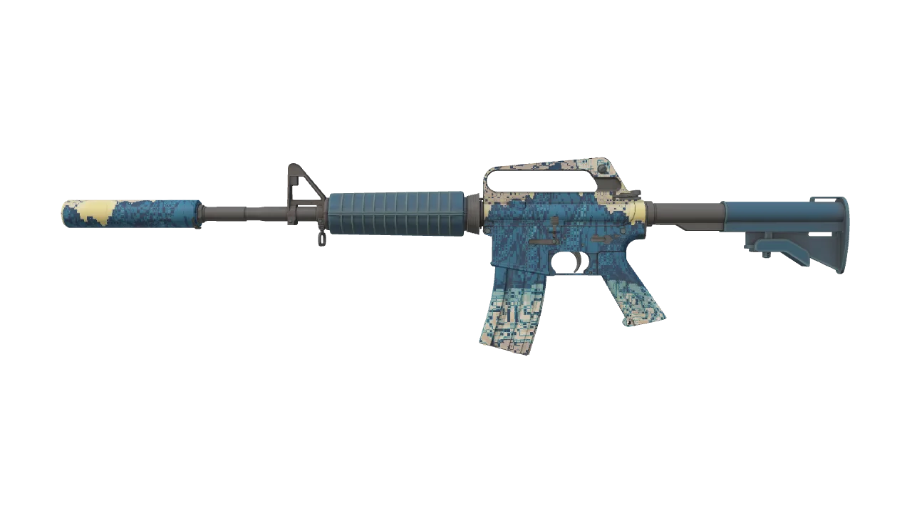 M4A1-S | Solitude seed #365, front