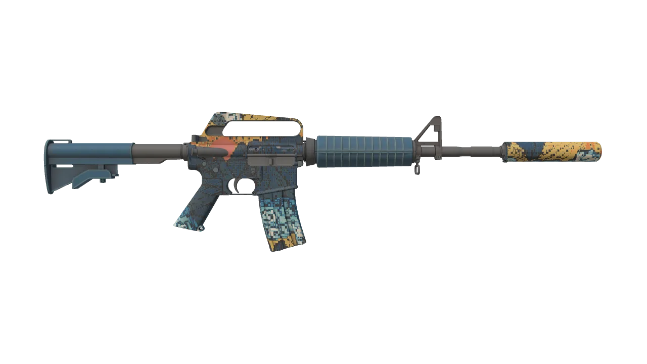 M4A1-S | Solitude seed #368, back