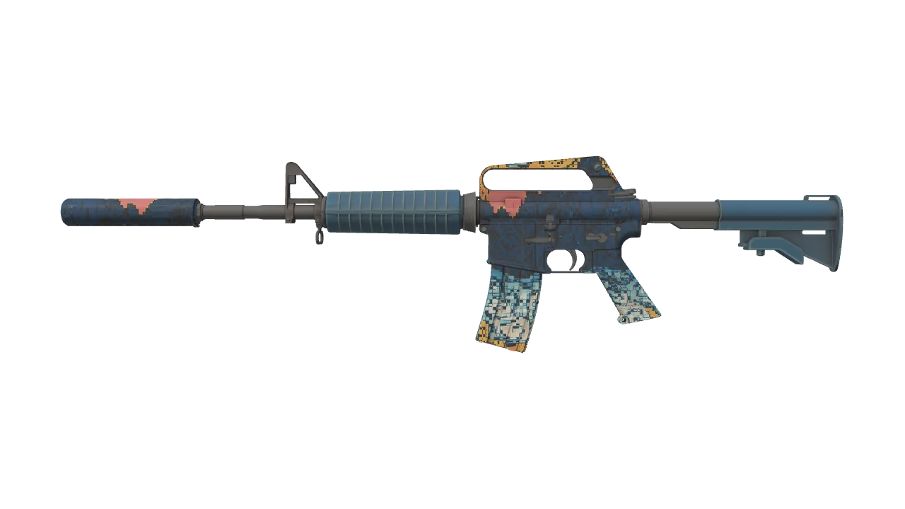 M4A1-S | Solitude seed #369, front