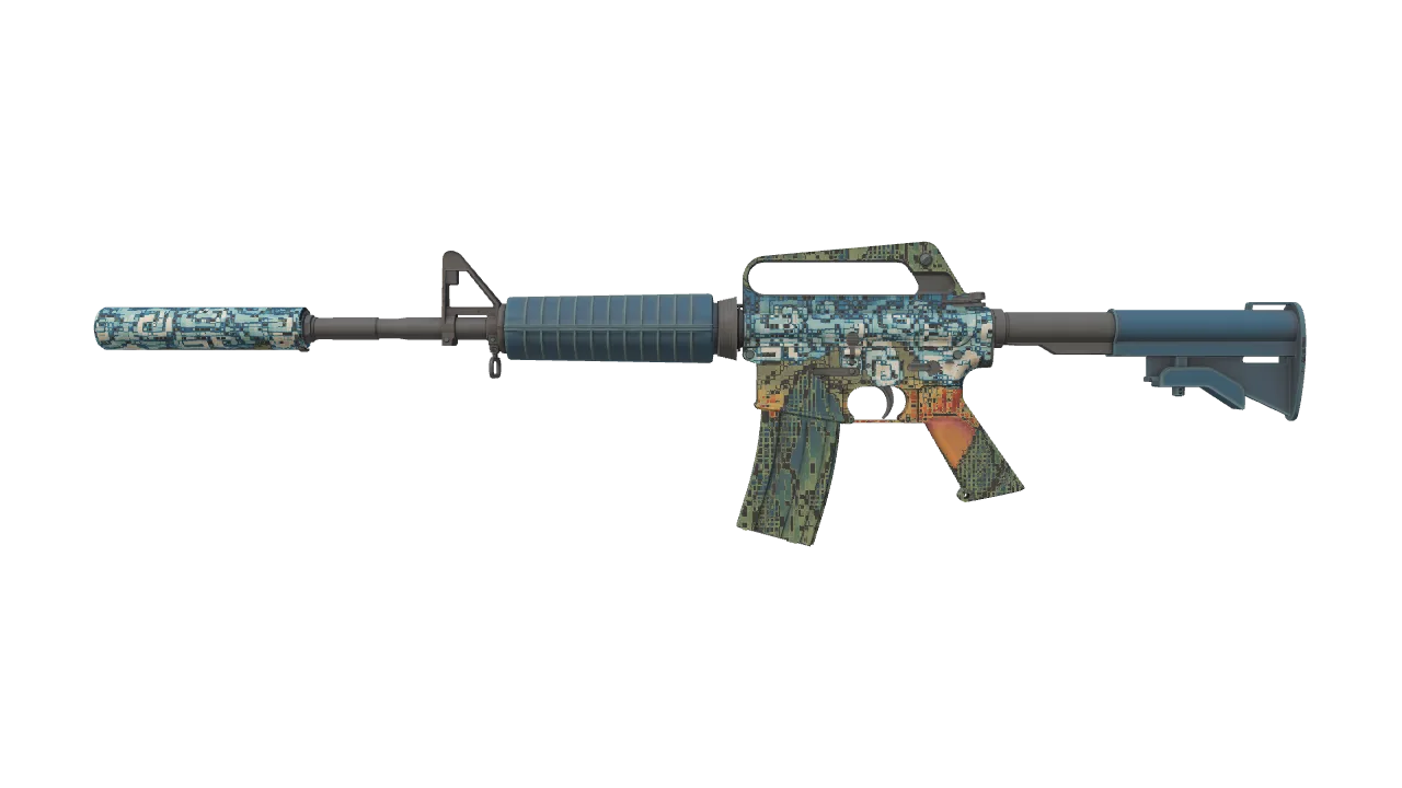 M4A1-S | Solitude seed #37, front