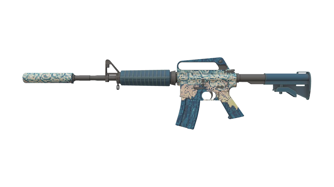 M4A1-S | Solitude seed #370, front
