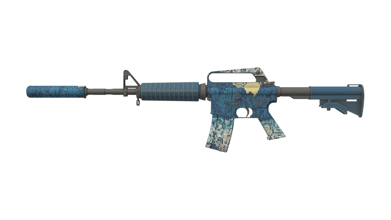 M4A1-S | Solitude seed #375, front