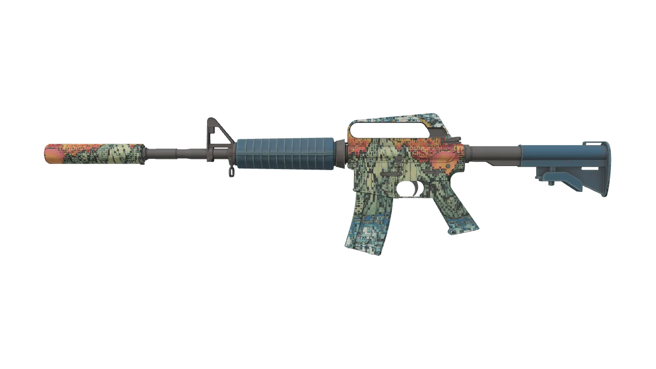 M4A1-S | Solitude seed #376, front