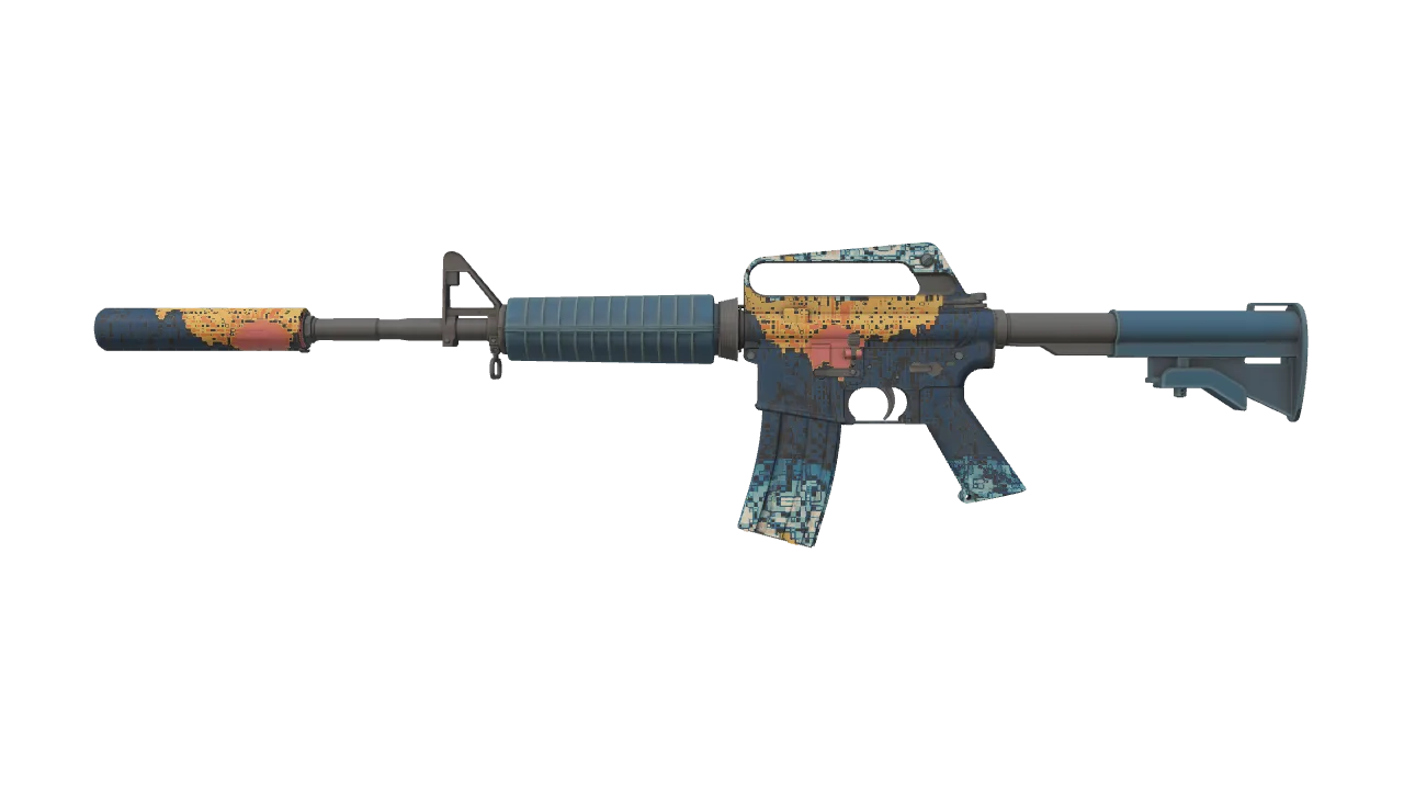 M4A1-S | Solitude seed #378, front
