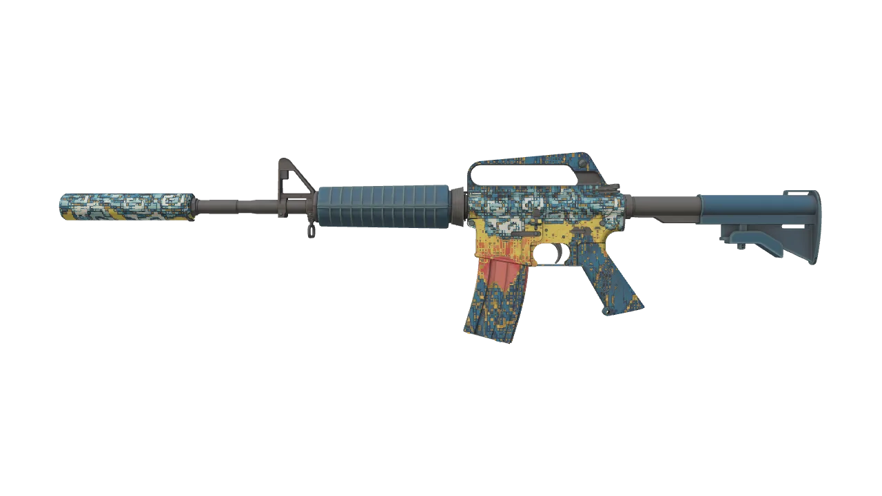 M4A1-S | Solitude seed #379, front