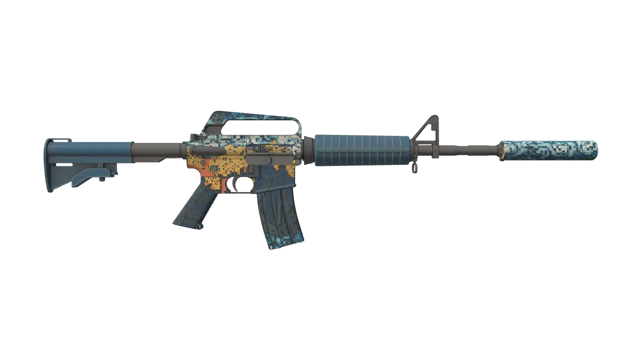 M4A1-S | Solitude seed #382, back