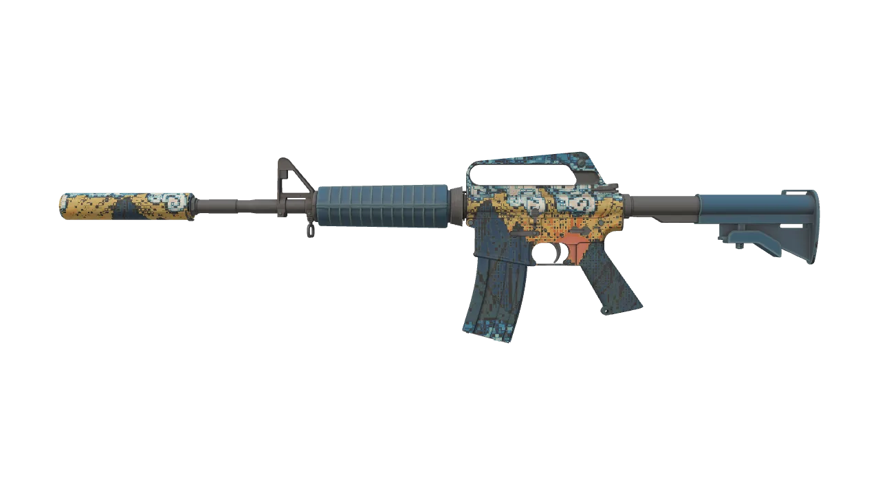 M4A1-S | Solitude seed #382, front