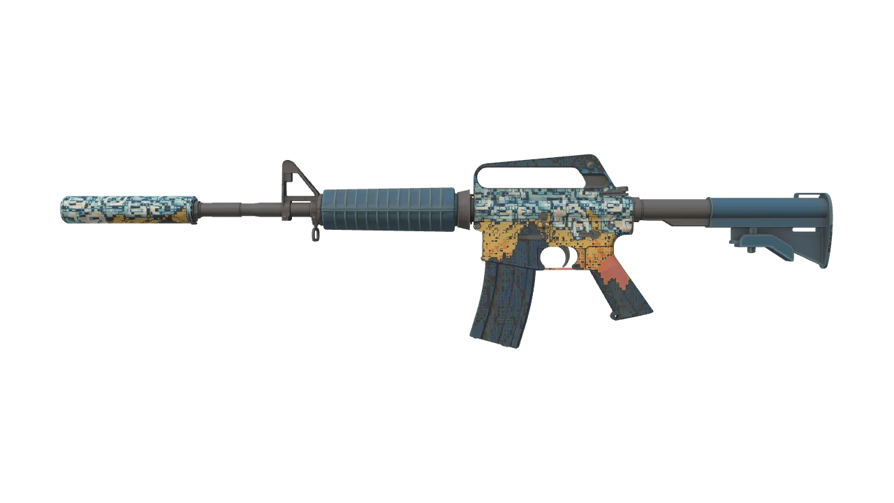 M4A1-S | Solitude seed #383, front