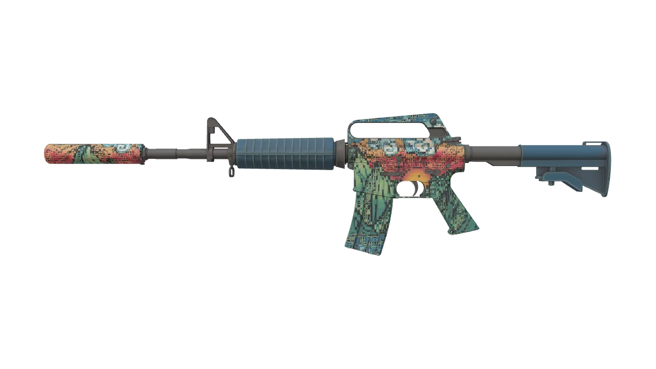 M4A1-S | Solitude seed #388, front