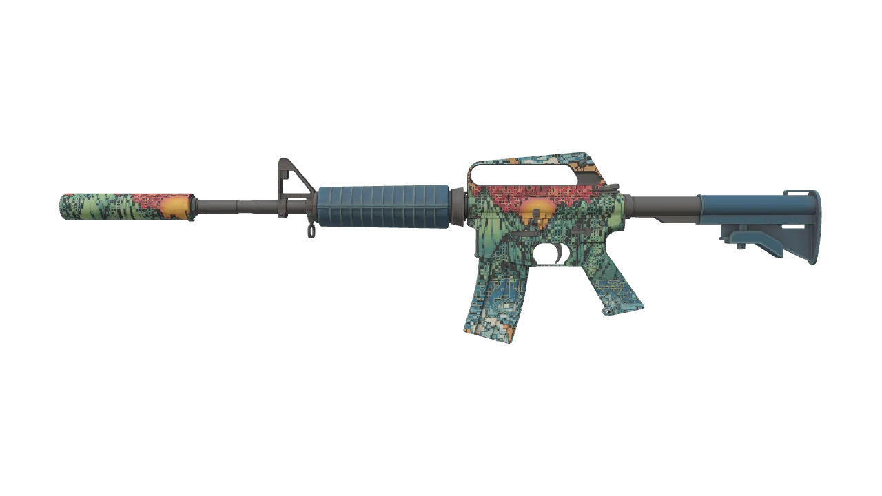 M4A1-S | Solitude seed #389, front