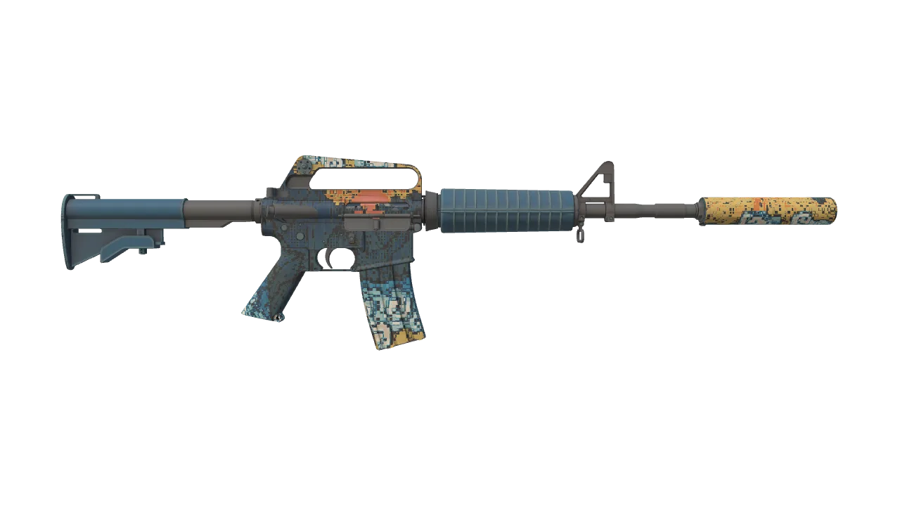 M4A1-S | Solitude seed #39, back