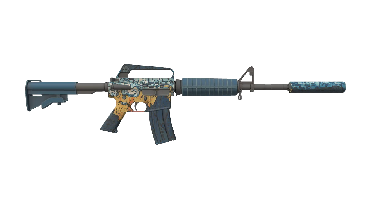 M4A1-S | Solitude seed #391, back
