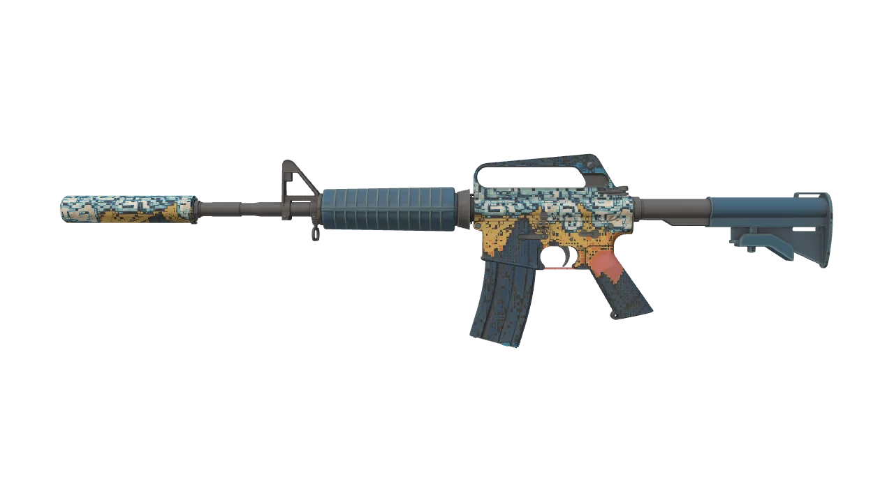 M4A1-S | Solitude seed #391, front