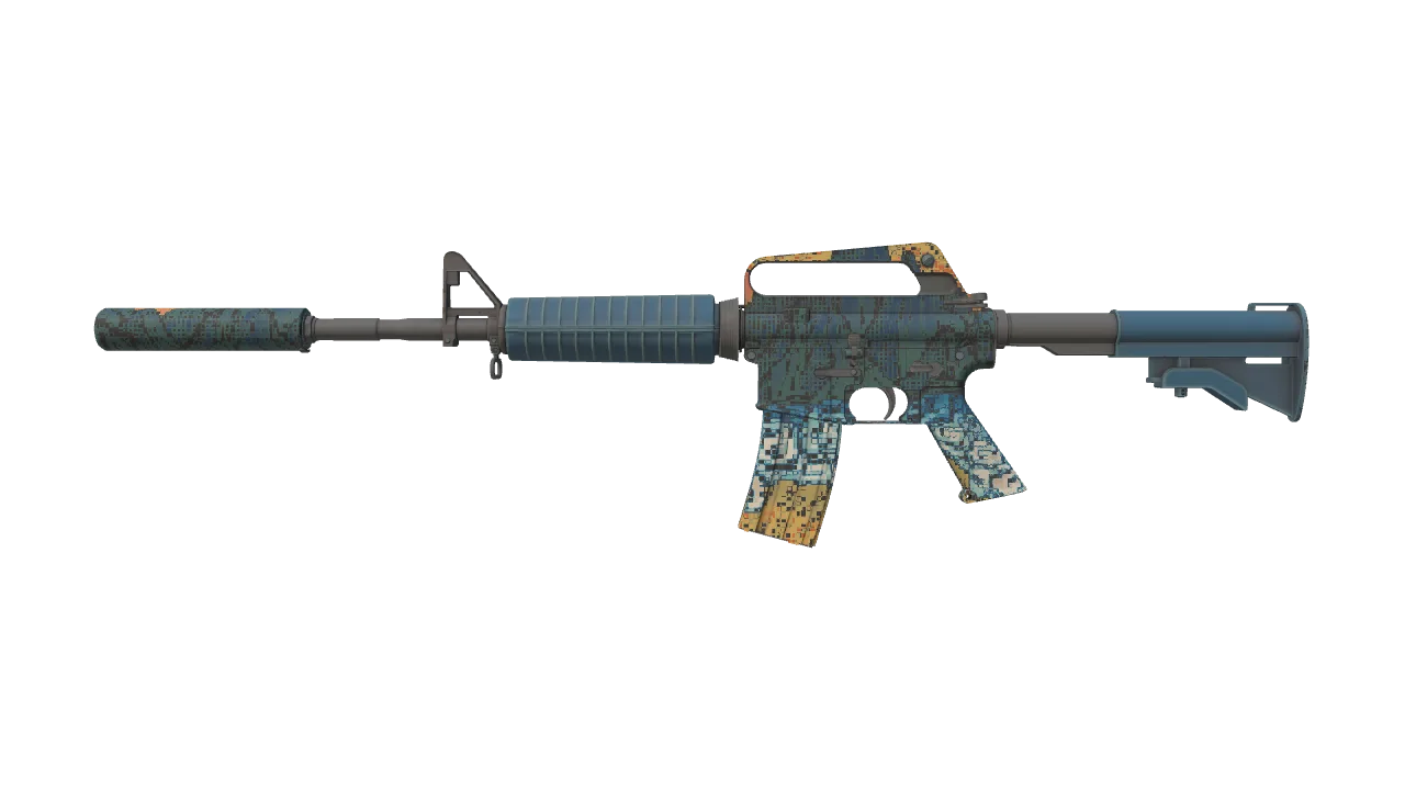 M4A1-S | Solitude seed #396, front