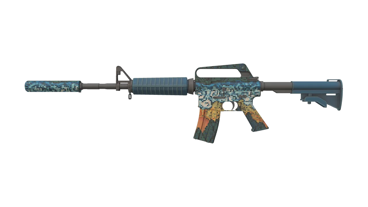 M4A1-S | Solitude seed #398, front
