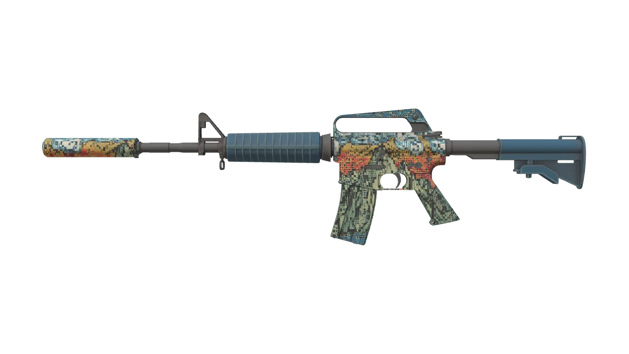 M4A1-S | Solitude seed #399, front