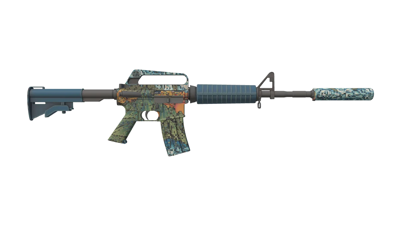 M4A1-S | Solitude seed #4, back
