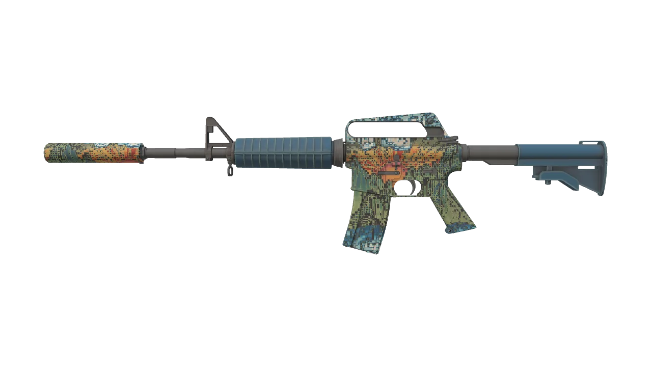M4A1-S | Solitude seed #4, front