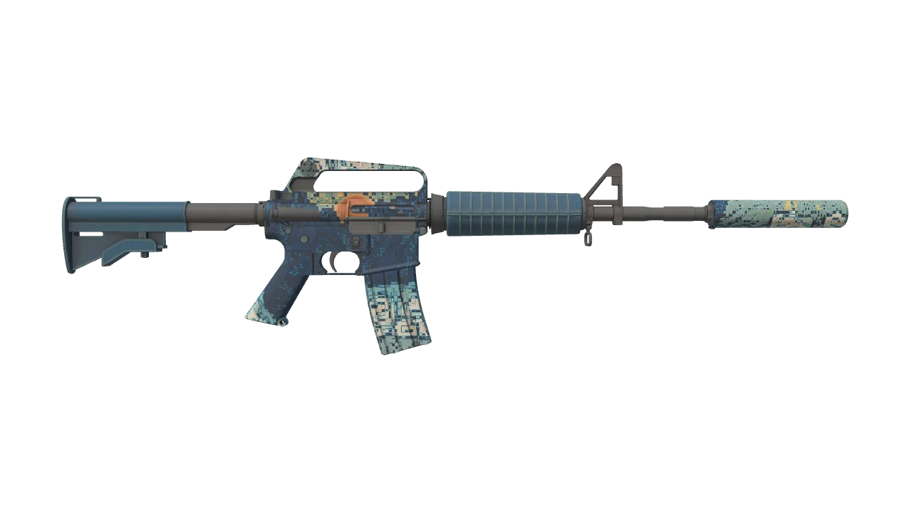 M4A1-S | Solitude seed #400, back