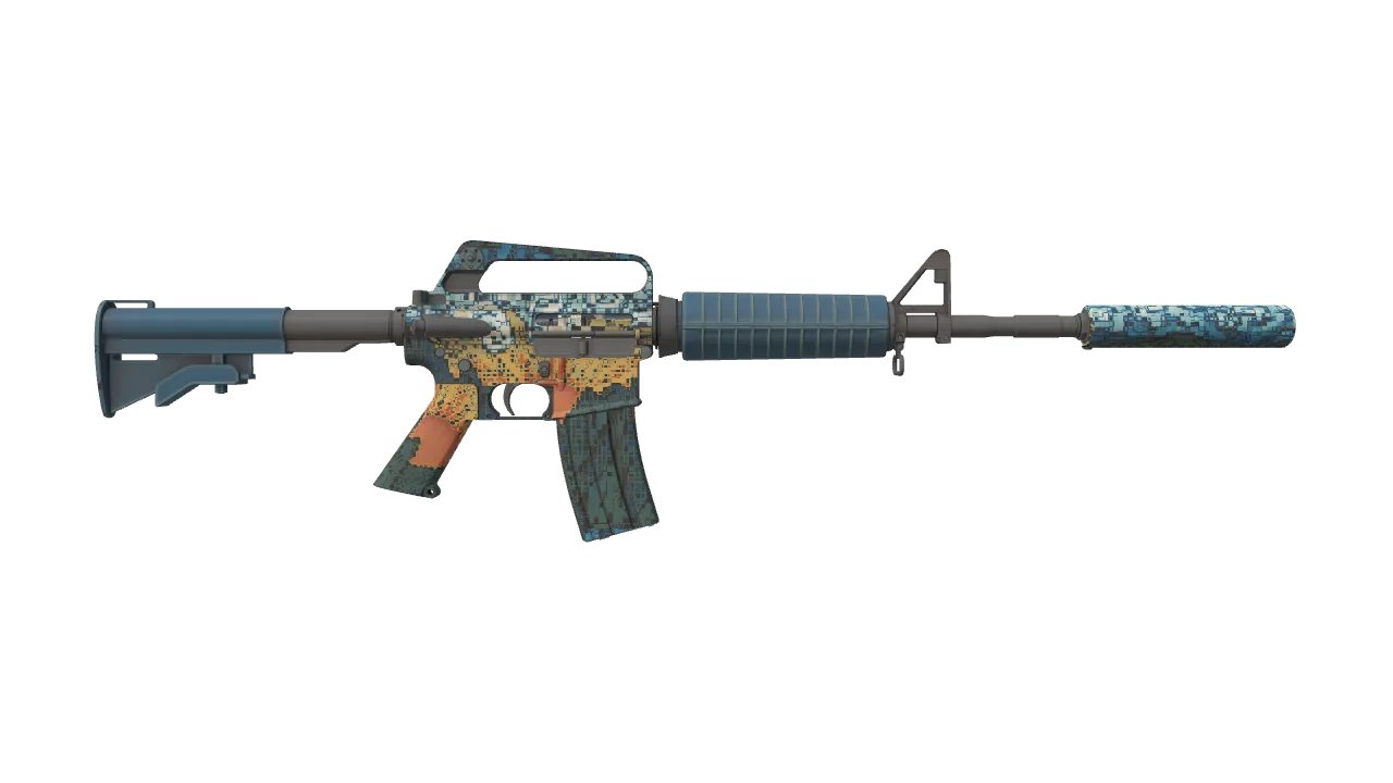 M4A1-S | Solitude seed #403, back