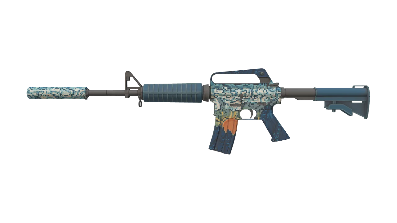 M4A1-S | Solitude seed #404, front