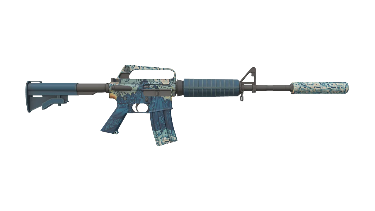 M4A1-S | Solitude seed #405, back
