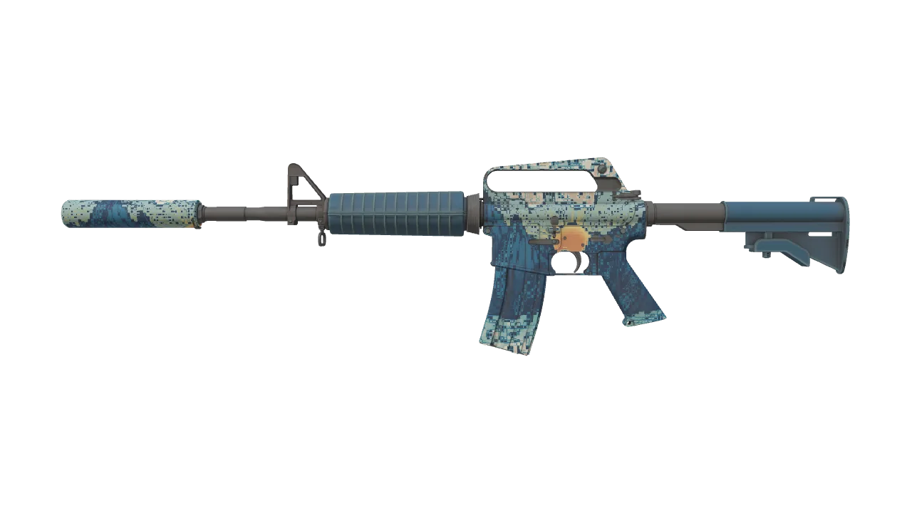 M4A1-S | Solitude seed #405, front
