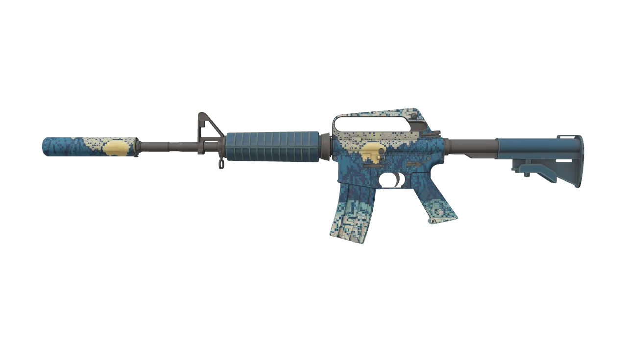M4A1-S | Solitude seed #407, front