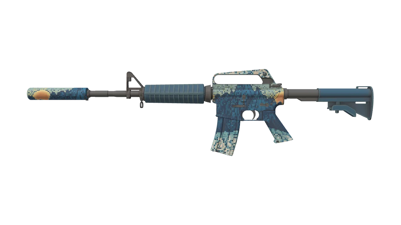 M4A1-S | Solitude seed #408, front