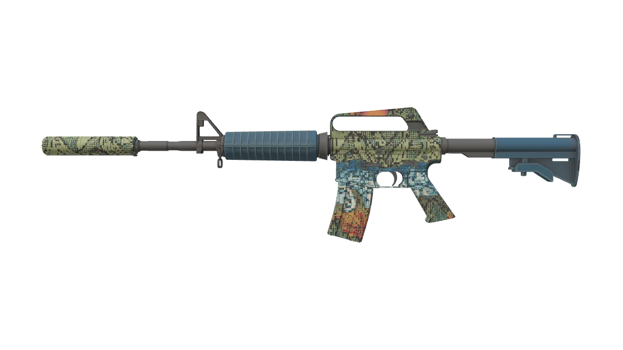 M4A1-S | Solitude seed #409, front