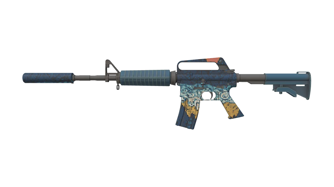 M4A1-S | Solitude seed #413, front