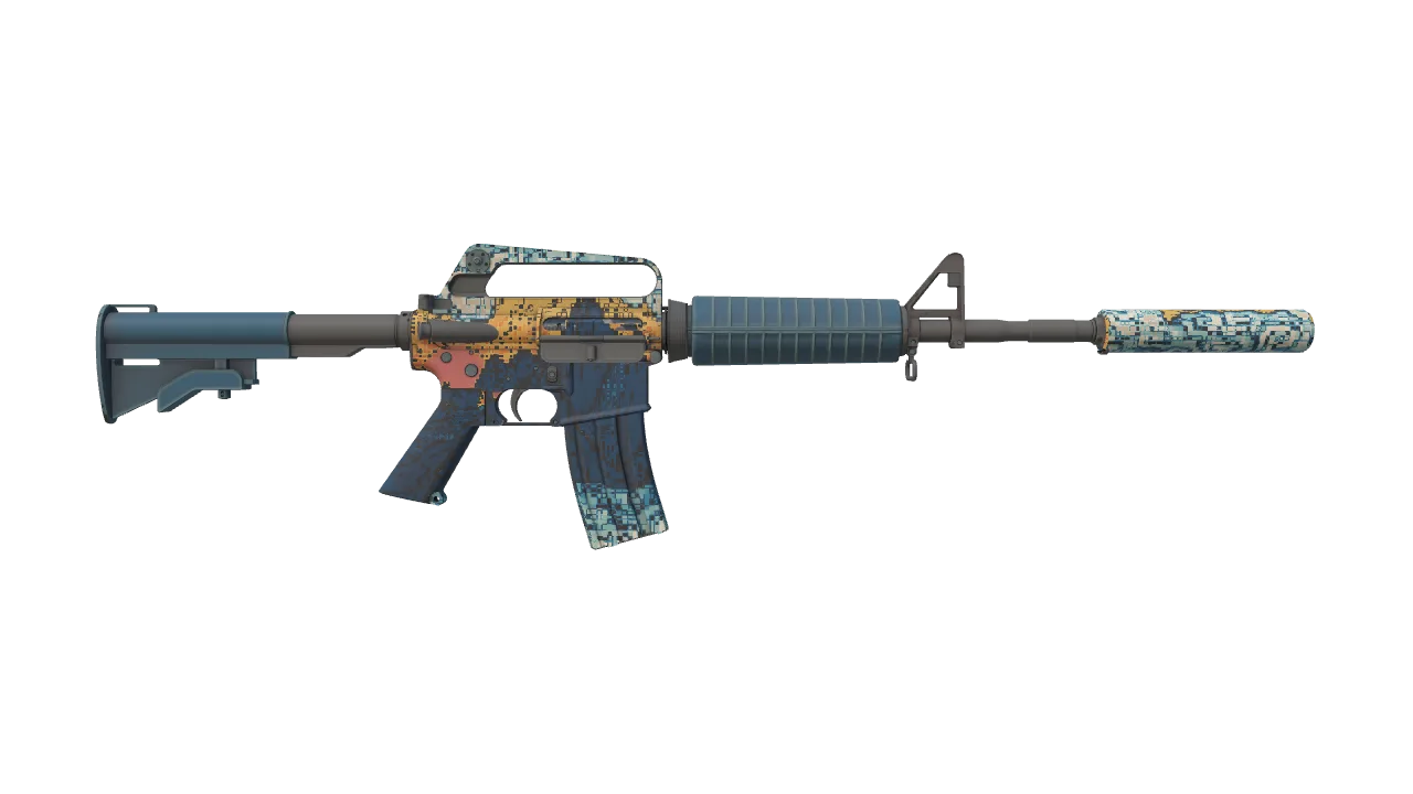 M4A1-S | Solitude seed #42, back