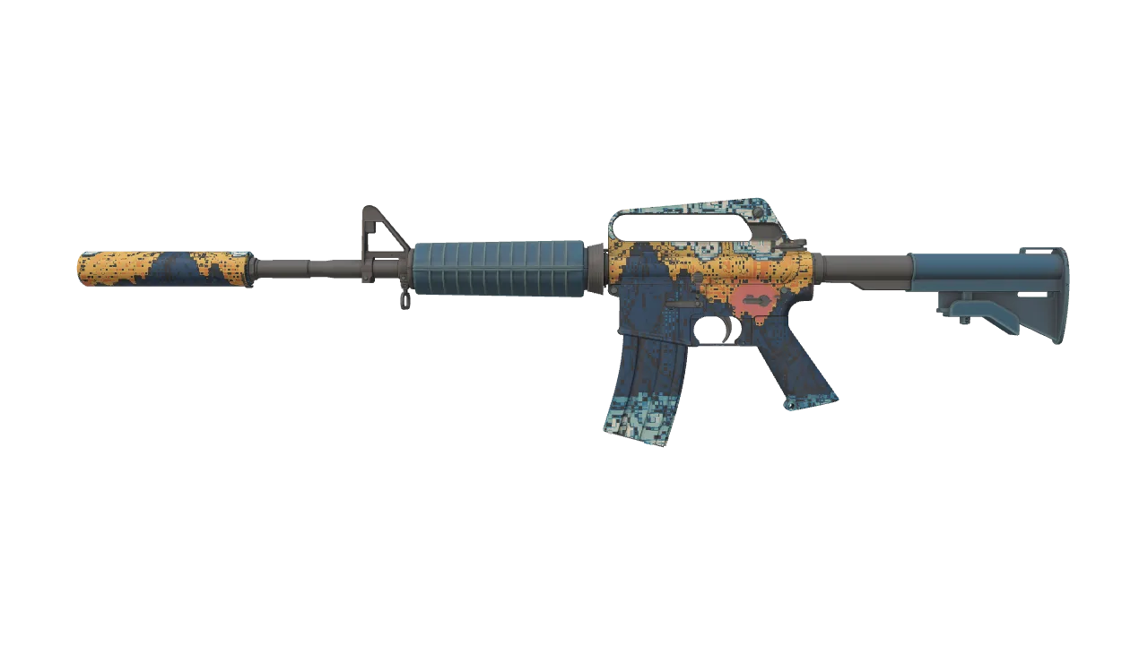 M4A1-S | Solitude seed #42, front