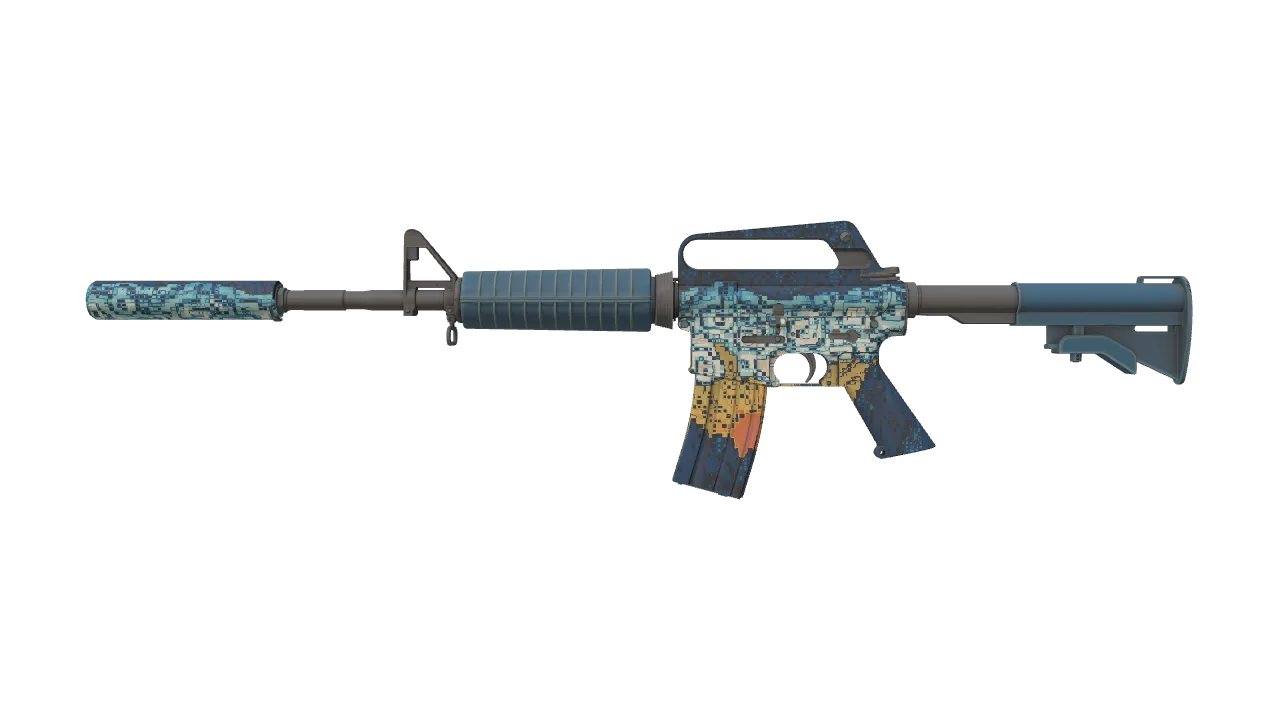M4A1-S | Solitude seed #423, front