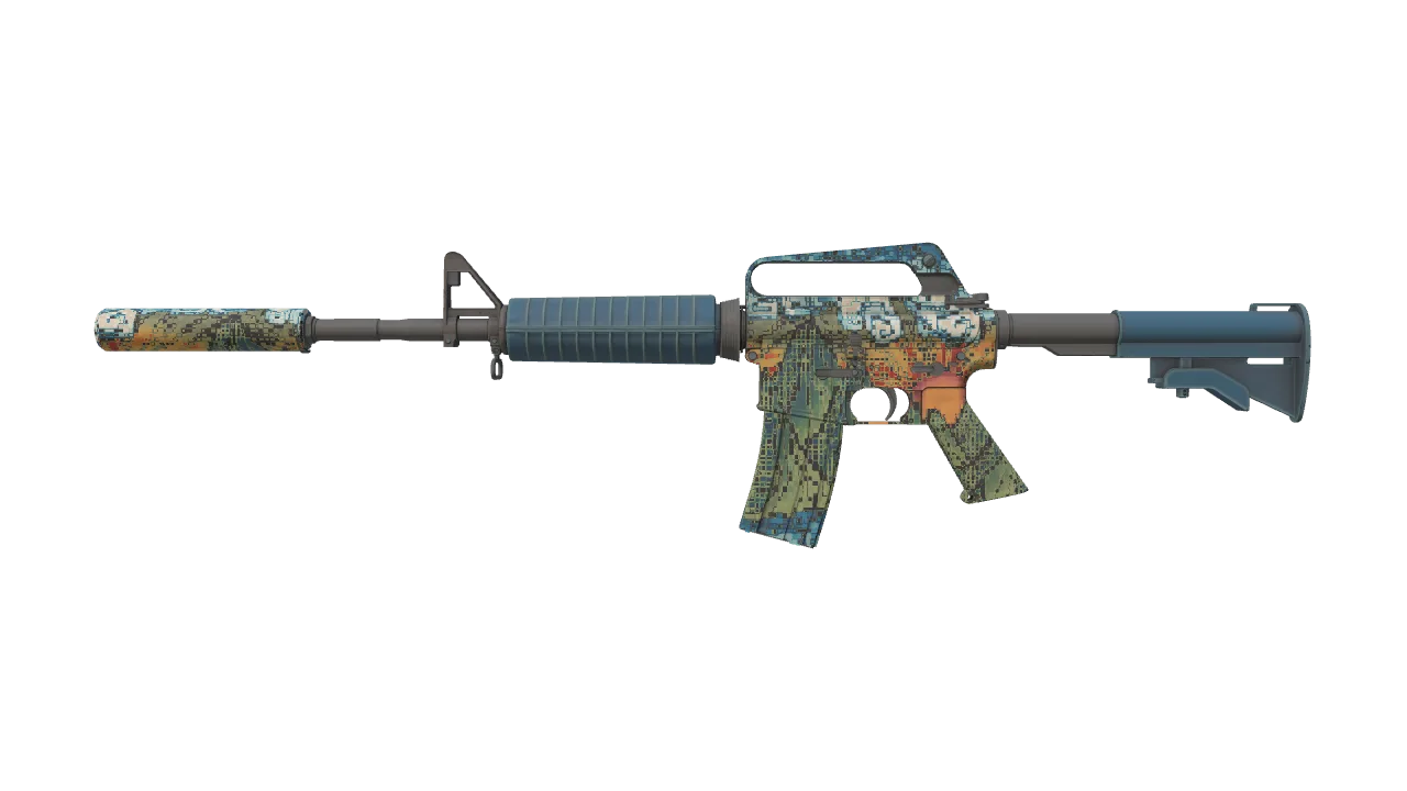 M4A1-S | Solitude seed #425, front